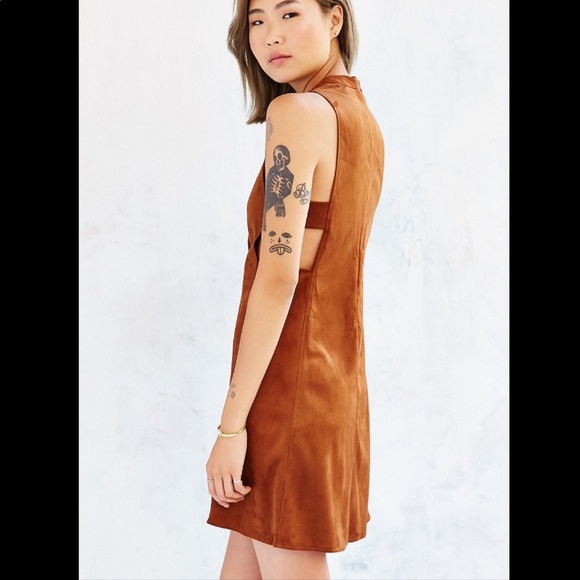 Oh My Love Faux-Suede Tank Dress - Picture 2 of 5
